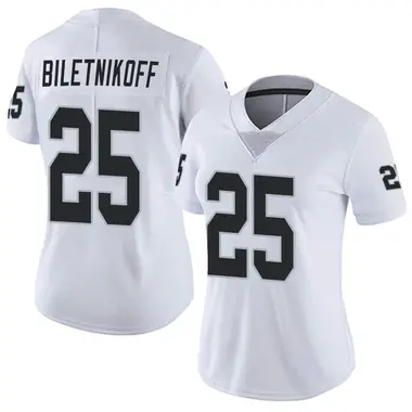 Fred Biletnikoff Women's Limited White Las Vegas Raiders Vapor Untouchable Jersey