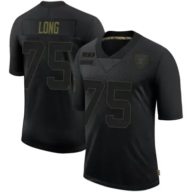 Howie Long Men's Limited Black Las Vegas Raiders 2020 Salute To Service Jersey