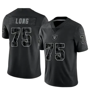Howie Long Men's Limited Black Las Vegas Raiders Reflective Jersey