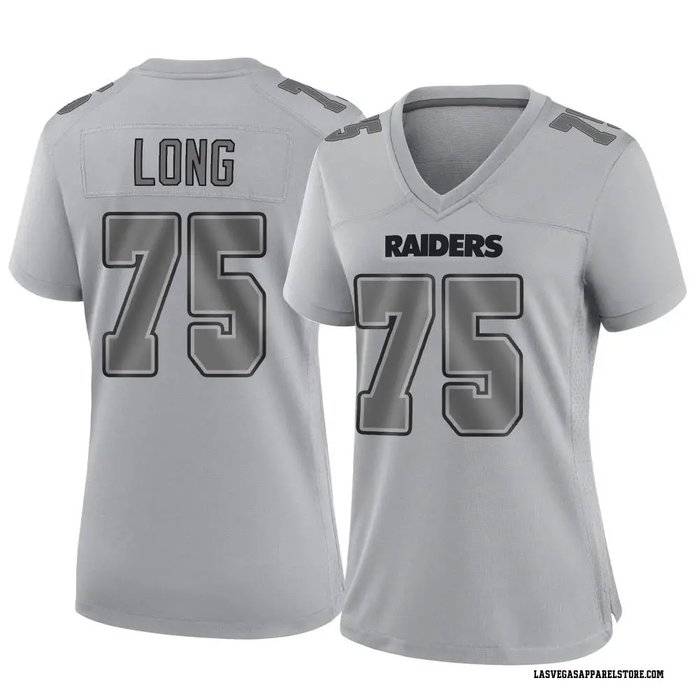 Howie Long Women's Game Gray Las Vegas Raiders Atmosphere Fashion Jersey