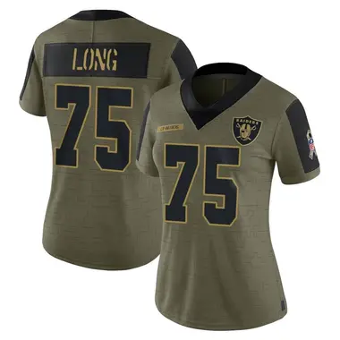 Howie Long Women's Limited Olive Las Vegas Raiders 2021 Salute To Service Jersey