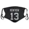 Hunter Renfrow Name & Number Black Las Vegas Raiders Face Mask