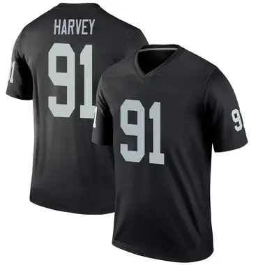 Jahfari Harvey Youth Legend Black Las Vegas Raiders Jersey