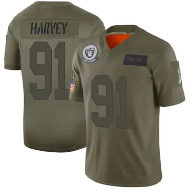 Jahfari Harvey Youth Limited Camo Las Vegas Raiders 2019 Salute to Service Jersey