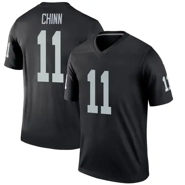 Jeremy Chinn Men's Legend Black Las Vegas Raiders Jersey