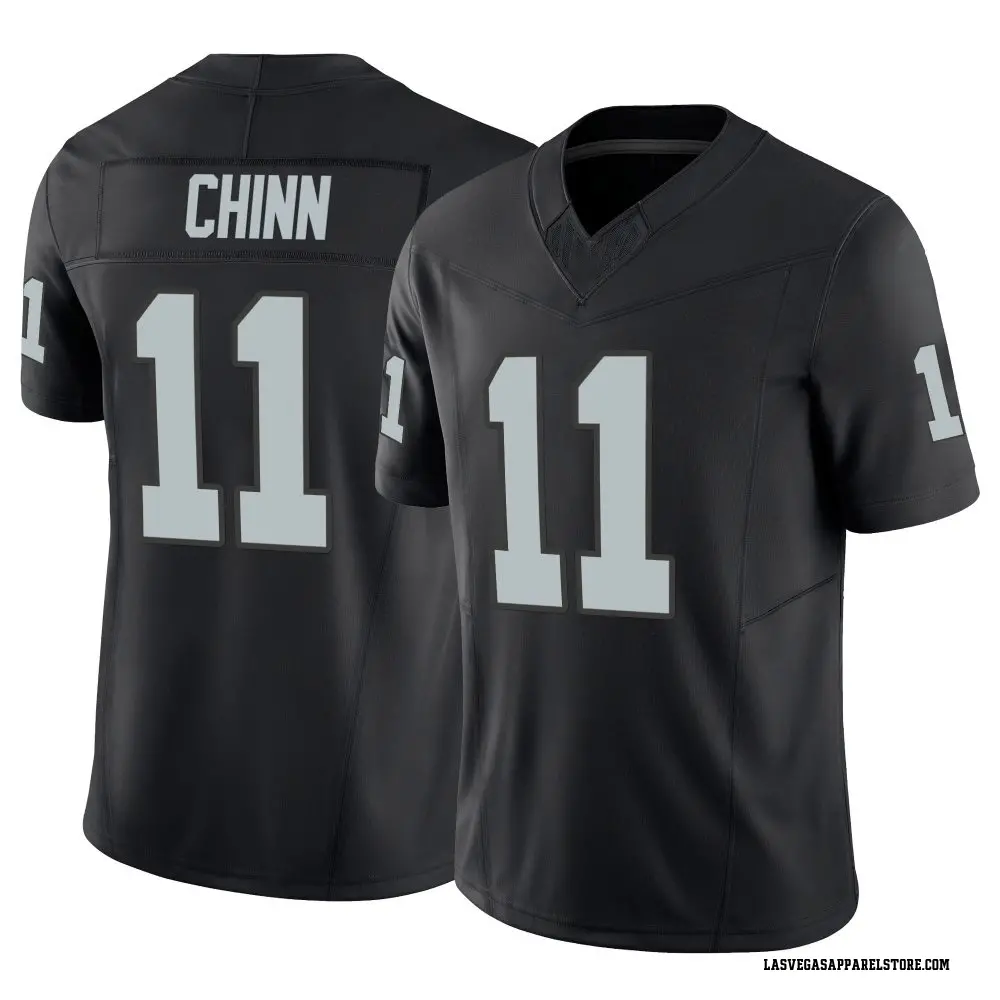 Jeremy Chinn Men's Limited Black Las Vegas Raiders Vapor F.U.S.E. Jersey