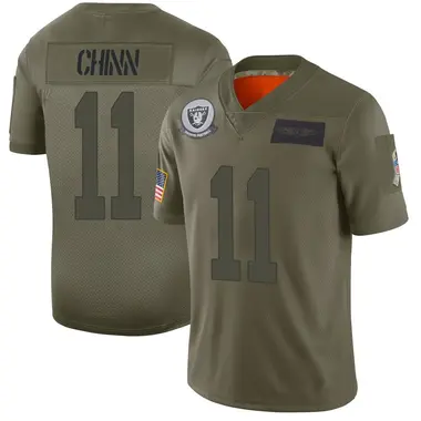 Jeremy Chinn Men's Limited Camo Las Vegas Raiders 2019 Salute to Service Jersey