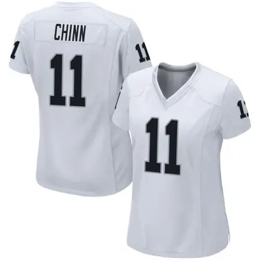 Jeremy Chinn Women's Game White Las Vegas Raiders Jersey
