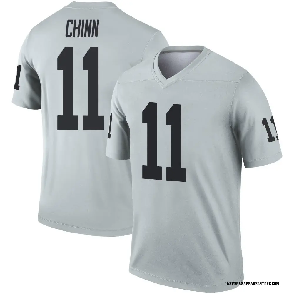 Jeremy Chinn Youth Legend Las Vegas Raiders Inverted Silver Jersey