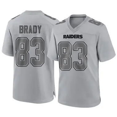 Jonathan Brady Men's Game Gray Las Vegas Raiders Atmosphere Fashion Jersey