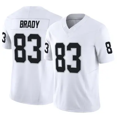 Jonathan Brady Men's Limited White Las Vegas Raiders Vapor F.U.S.E. Jersey