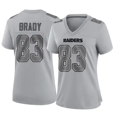 Jonathan Brady Women's Game Gray Las Vegas Raiders Atmosphere Fashion Jersey
