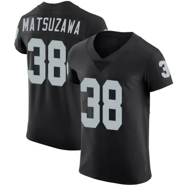 Kansei Matsuzawa Men's Elite Black Las Vegas Raiders Team Color Vapor Untouchable Jersey