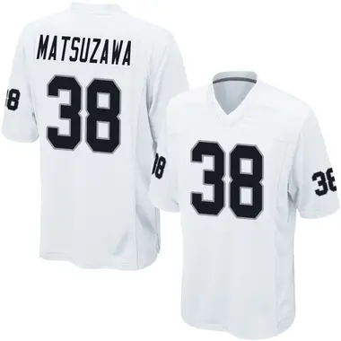 Kansei Matsuzawa Men's Game White Las Vegas Raiders Jersey