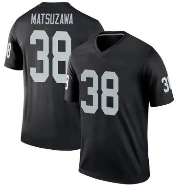 Kansei Matsuzawa Men's Legend Black Las Vegas Raiders Jersey