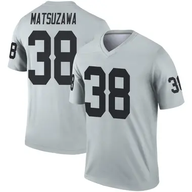 Kansei Matsuzawa Men's Legend Las Vegas Raiders Inverted Silver Jersey