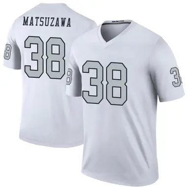 Kansei Matsuzawa Men's Legend White Las Vegas Raiders Color Rush Jersey