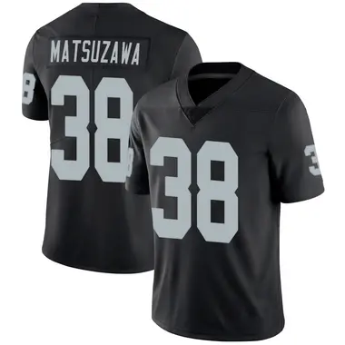 Kansei Matsuzawa Men's Limited Black Las Vegas Raiders Team Color Vapor Untouchable Jersey