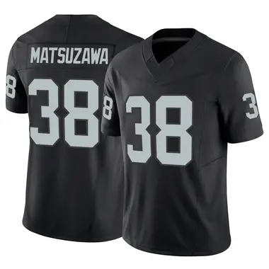 Kansei Matsuzawa Men's Limited Black Las Vegas Raiders Vapor F.U.S.E. Jersey