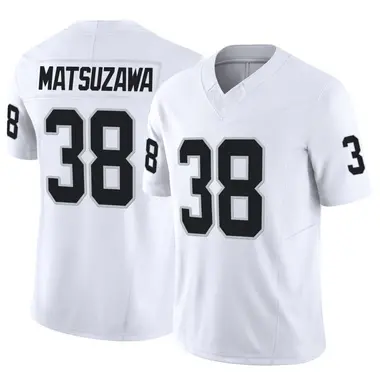 Kansei Matsuzawa Men's Limited White Las Vegas Raiders Vapor F.U.S.E. Jersey