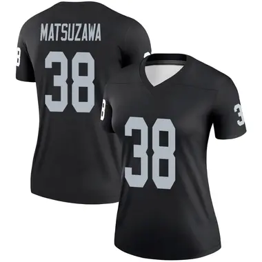 Kansei Matsuzawa Women's Legend Black Las Vegas Raiders Jersey