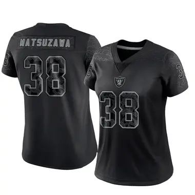 Kansei Matsuzawa Women's Limited Black Las Vegas Raiders Reflective Jersey