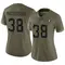 Kansei Matsuzawa Women's Limited Olive Las Vegas Raiders 2022 Salute To Service Jersey