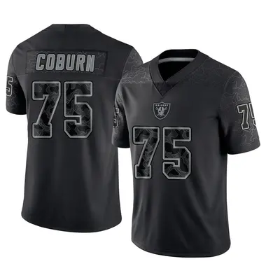 Keondre Coburn Men's Limited Black Las Vegas Raiders Reflective Jersey