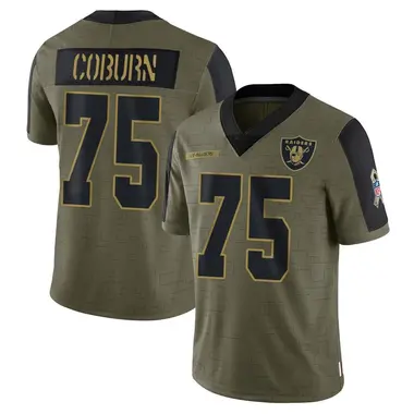 Keondre Coburn Men's Limited Olive Las Vegas Raiders 2021 Salute To Service Jersey