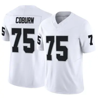 Keondre Coburn Men's Limited White Las Vegas Raiders Vapor F.U.S.E. Jersey