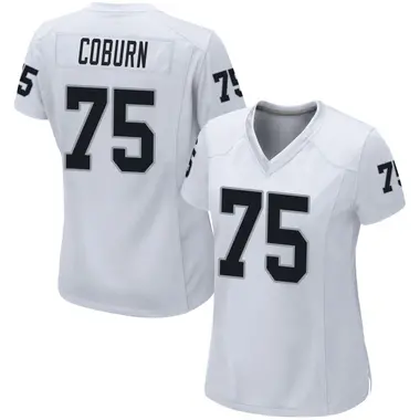 Keondre Coburn Women's Game White Las Vegas Raiders Jersey