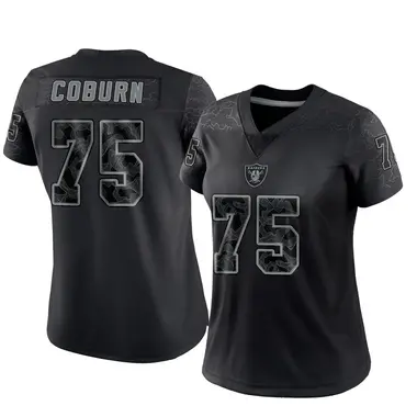 Keondre Coburn Women's Limited Black Las Vegas Raiders Reflective Jersey