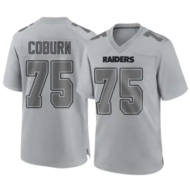 Keondre Coburn Youth Game Gray Las Vegas Raiders Atmosphere Fashion Jersey