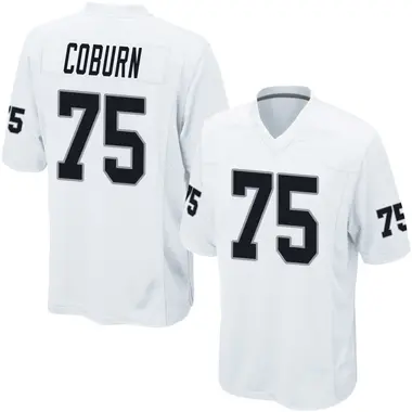 Keondre Coburn Youth Game White Las Vegas Raiders Jersey