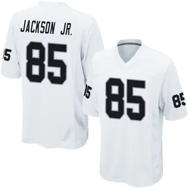 Ketron Jackson Jr. Men's Game White Las Vegas Raiders Jersey