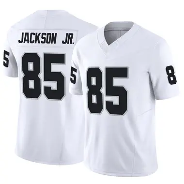 Ketron Jackson Jr. Men's Limited White Las Vegas Raiders Vapor F.U.S.E. Jersey