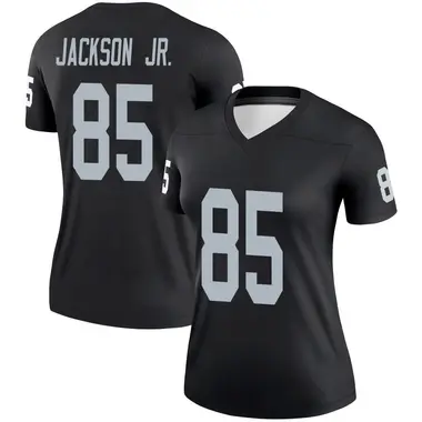 Ketron Jackson Jr. Women's Legend Black Las Vegas Raiders Jersey