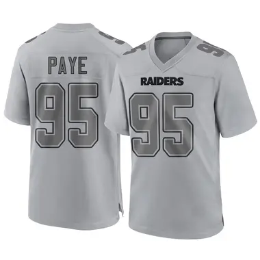 Kwity Paye Men's Game Gray Las Vegas Raiders Atmosphere Fashion Jersey