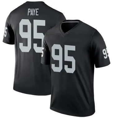 Kwity Paye Men's Legend Black Las Vegas Raiders Jersey