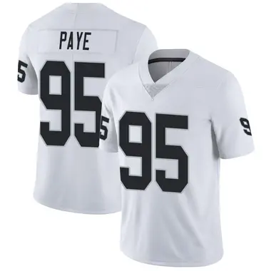 Kwity Paye Men's Limited White Las Vegas Raiders Vapor Untouchable Jersey