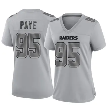 Kwity Paye Women's Game Gray Las Vegas Raiders Atmosphere Fashion Jersey