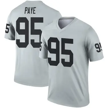 Kwity Paye Youth Legend Las Vegas Raiders Inverted Silver Jersey