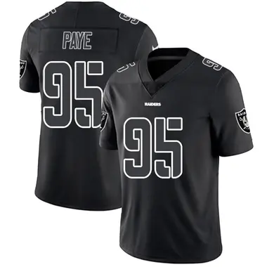 Kwity Paye Youth Limited Black Impact Las Vegas Raiders Jersey