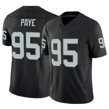 Kwity Paye Youth Limited Black Las Vegas Raiders Vapor F.U.S.E. Jersey