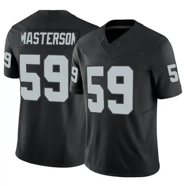 Luke Masterson Youth Limited Black Las Vegas Raiders Vapor F.U.S.E. Jersey