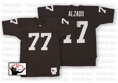 Lyle Alzado Men's Authentic Black Las Vegas Raiders Mitchell and Ness Throwback Jersey