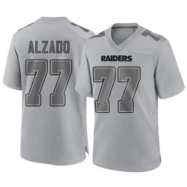 Lyle Alzado Men's Game Gray Las Vegas Raiders Atmosphere Fashion Jersey