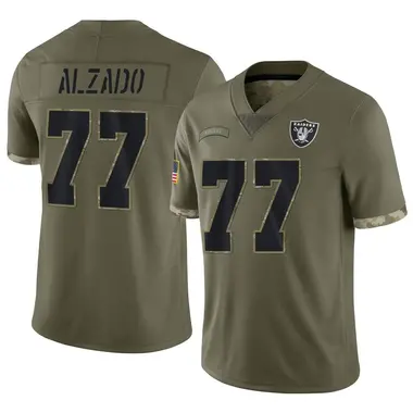 Lyle Alzado Men's Limited Olive Las Vegas Raiders 2022 Salute To Service Jersey