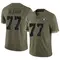 Lyle Alzado Men's Limited Olive Las Vegas Raiders 2022 Salute To Service Jersey