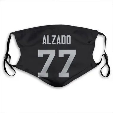 Lyle Alzado Name & Number Black Las Vegas Raiders Face Mask